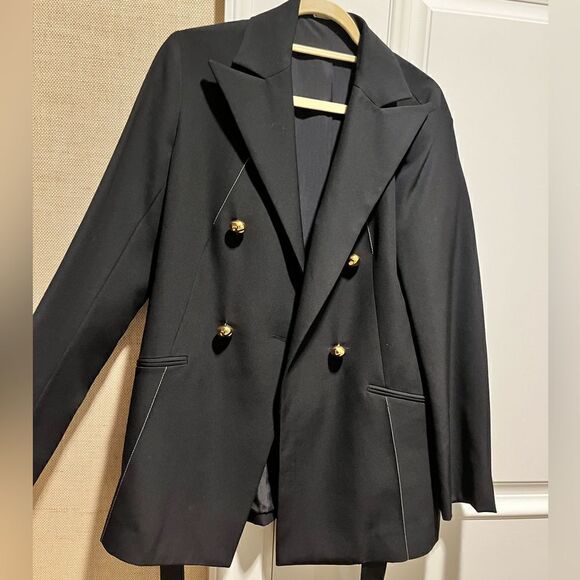 Nina Ricci Size 6 Jacket Black - Picture 1 of 6
